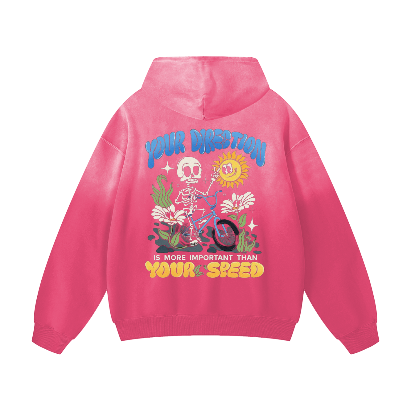 Slow Down Men's Graphic Hoodie