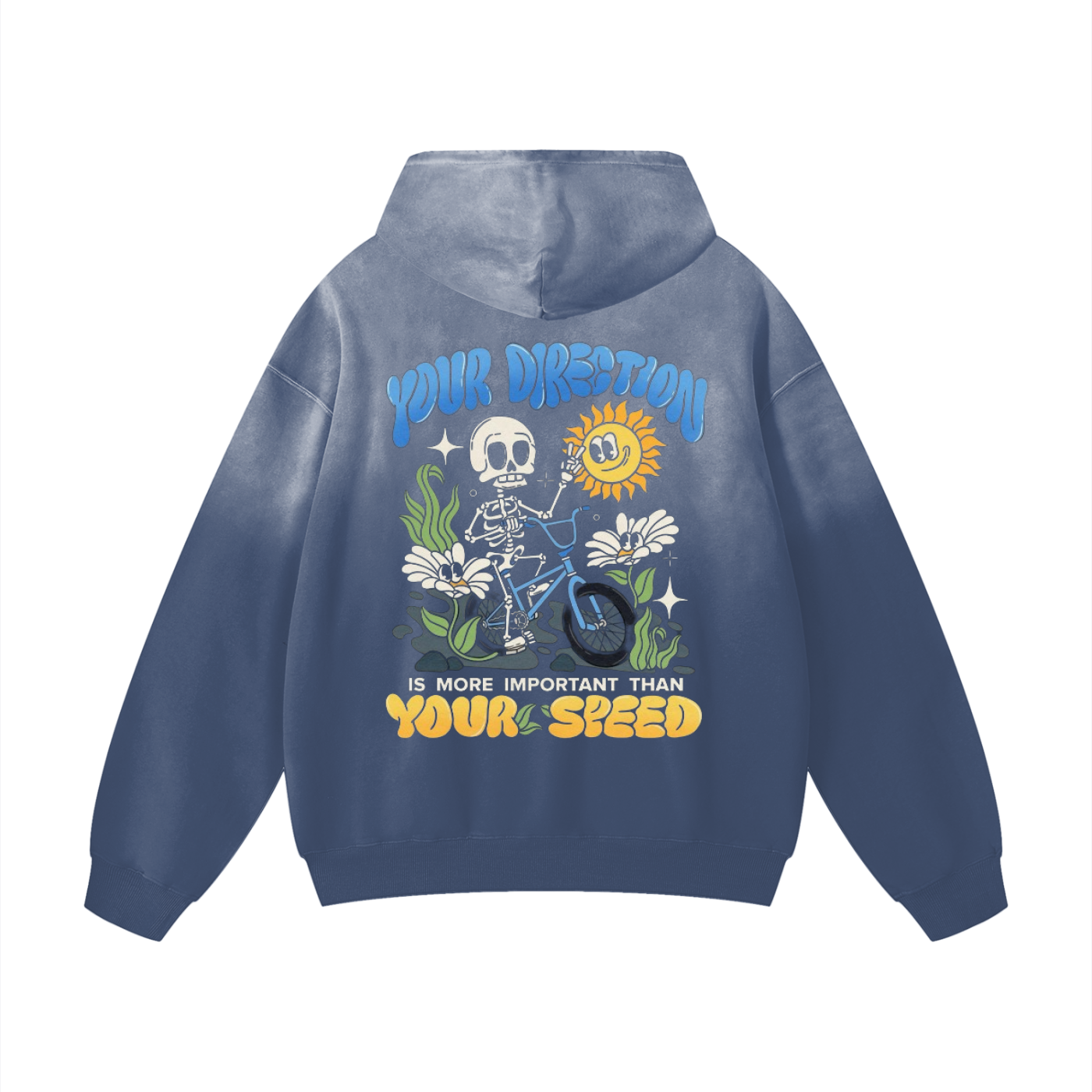 Slow Down Men's Graphic Hoodie