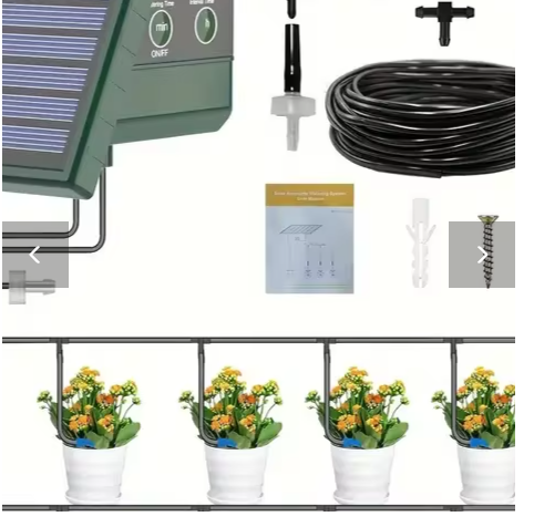 1pc DIY Solar-Powered Automatic Drip Irrigation System