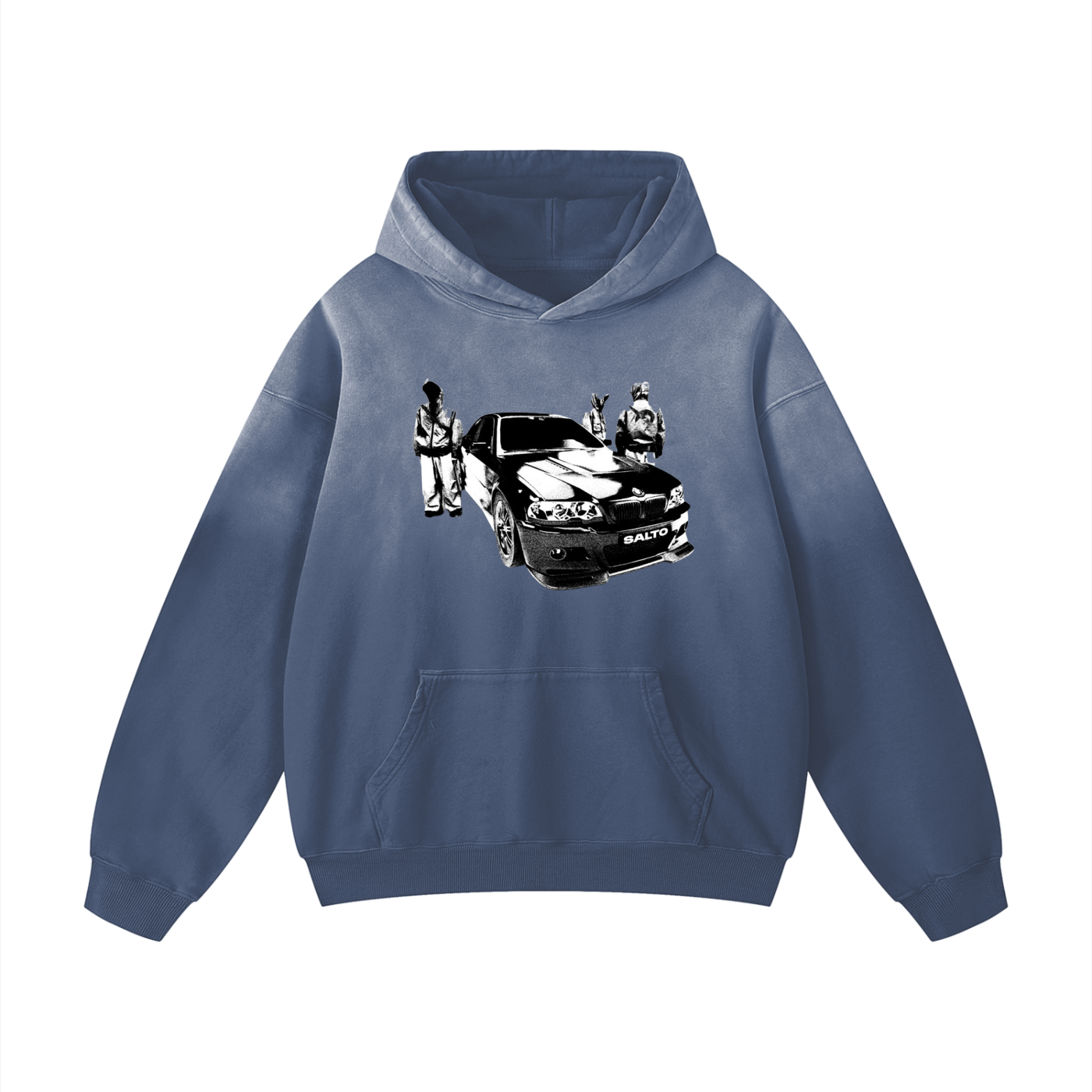 Slow Down Men's Graphic Hoodie