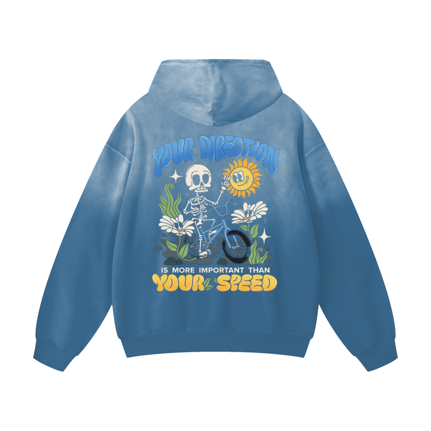 Slow Down Men's Graphic Hoodie