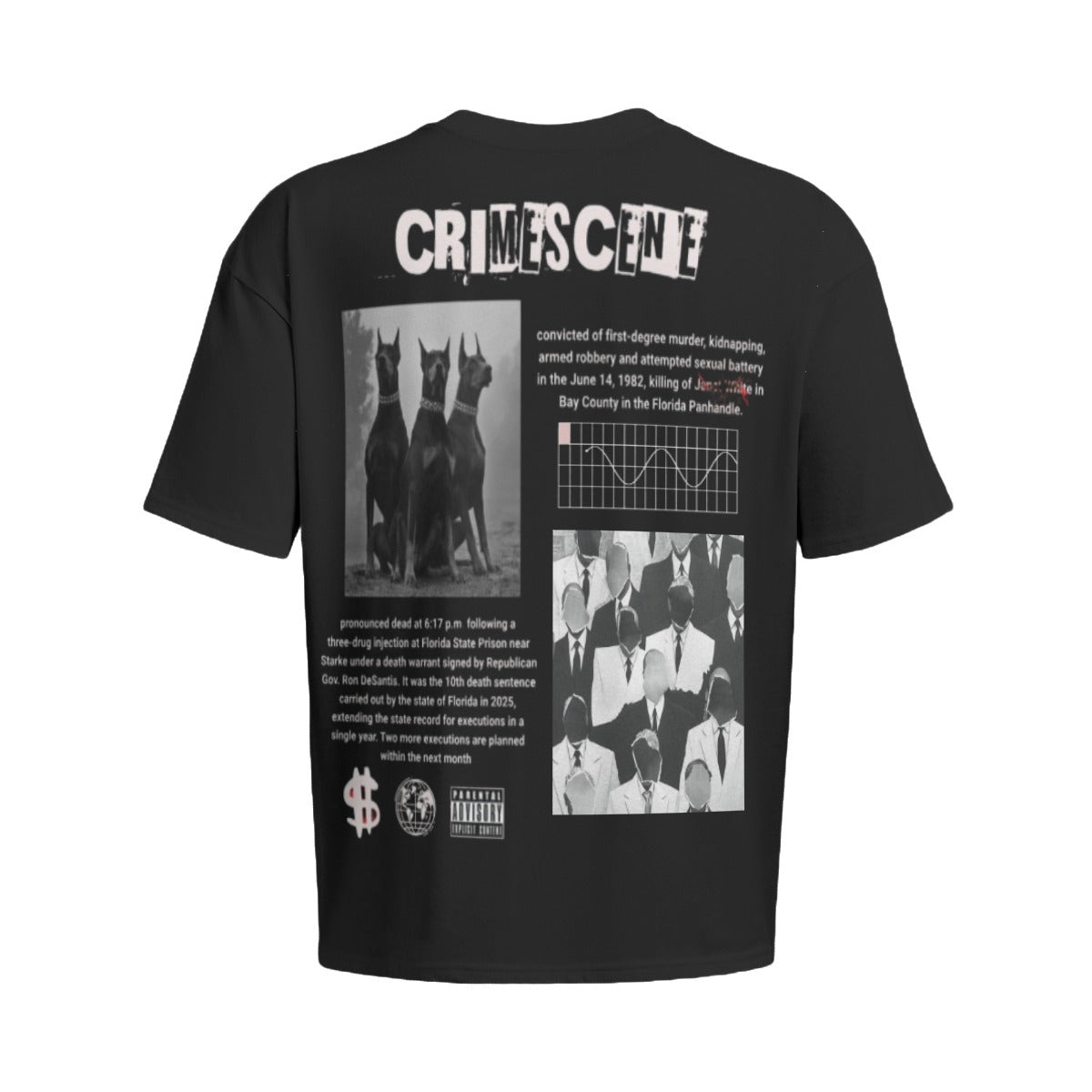 Men's Crime Scene Short Sleeve T-Shirt