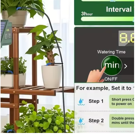 1pc DIY Solar-Powered Automatic Drip Irrigation System