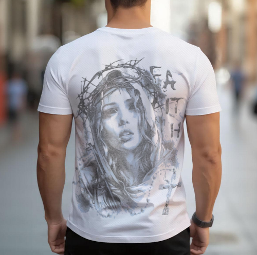 All-Over Print Men's Faith Short Sleeve T-Shirt