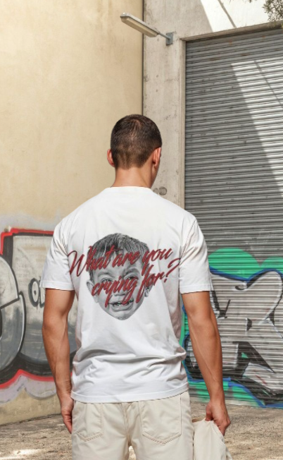 "What Are You Crying For" Men's Short Sleeve T-Shirt