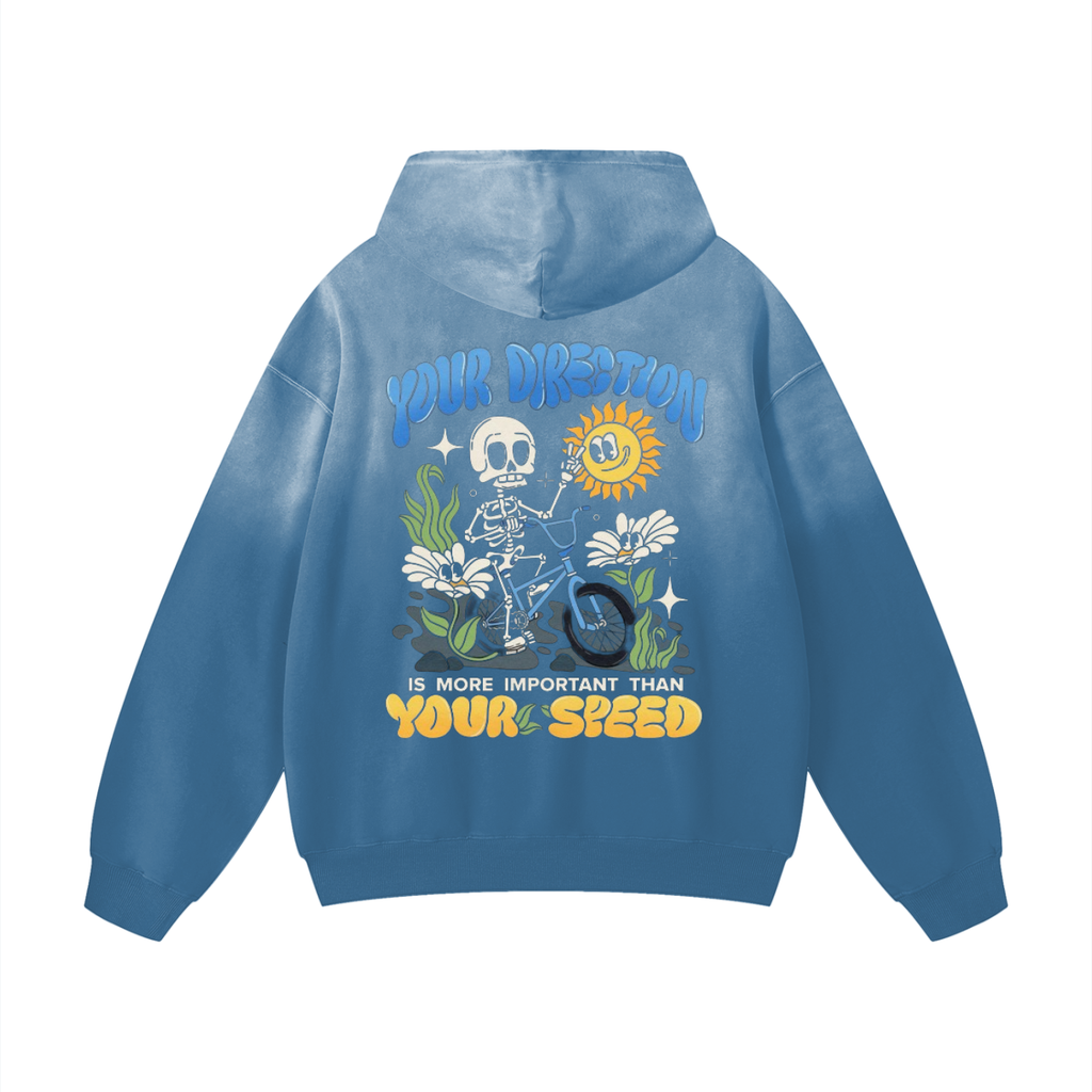 Slow Down Men's Graphic Hoodie